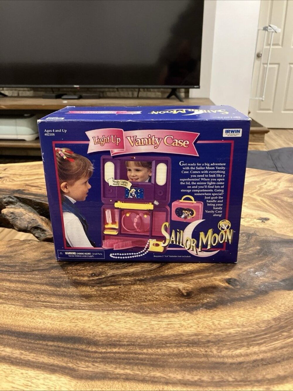 Rare Sailor Moon Light Up Vanity Case By Irwin Toys 1997